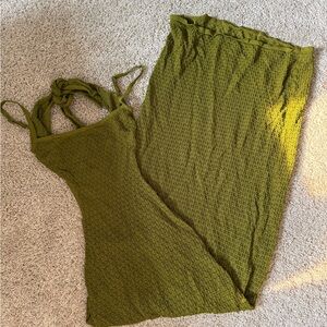 Monday Swimwear Olive Green Coverup